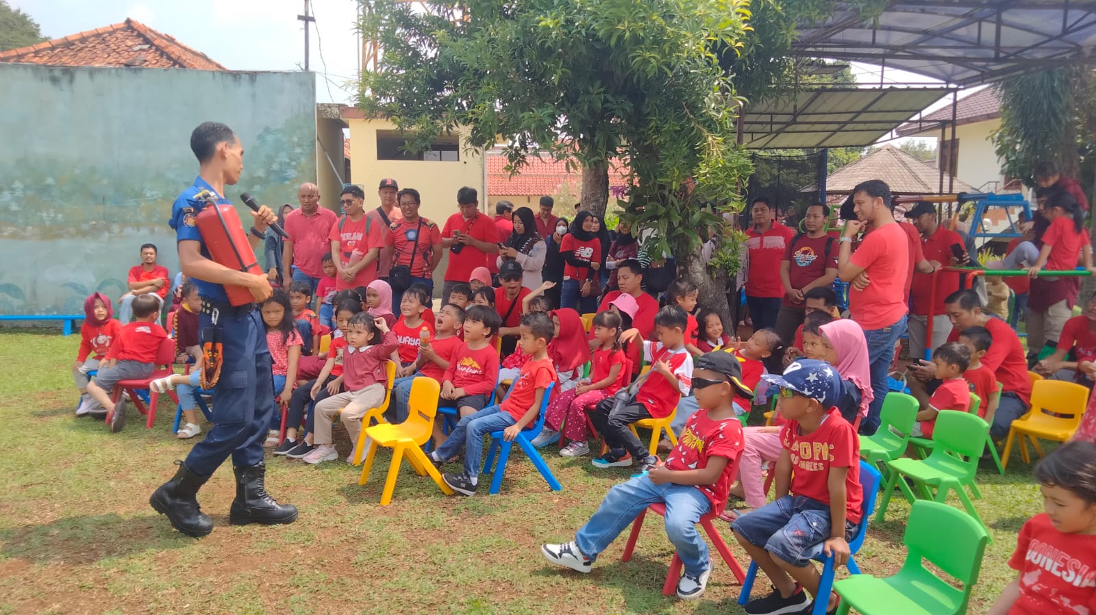 Sosialisasi Petugas Pemadam Kebakaran