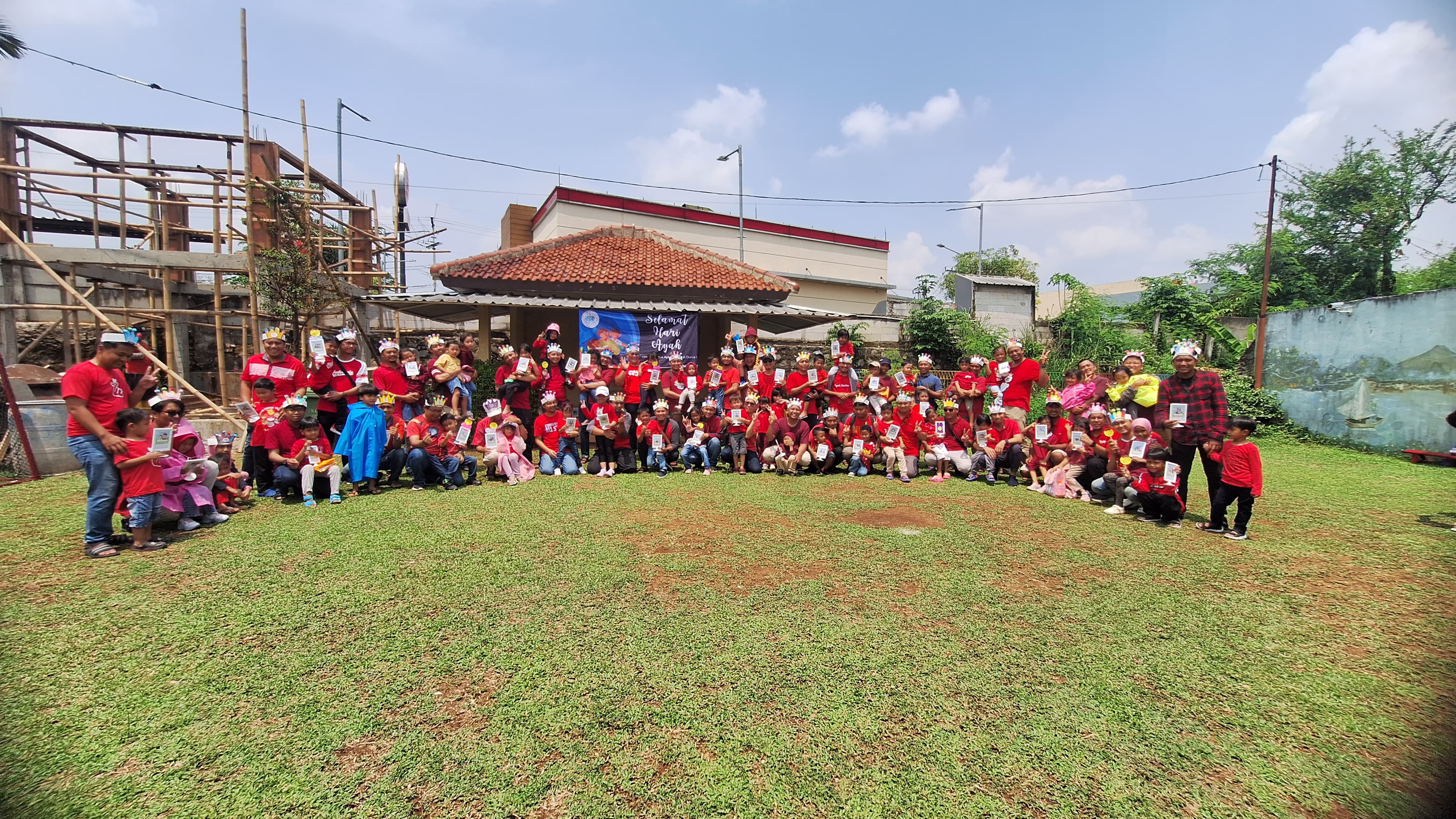 Foto Bersama di Hari Ayah